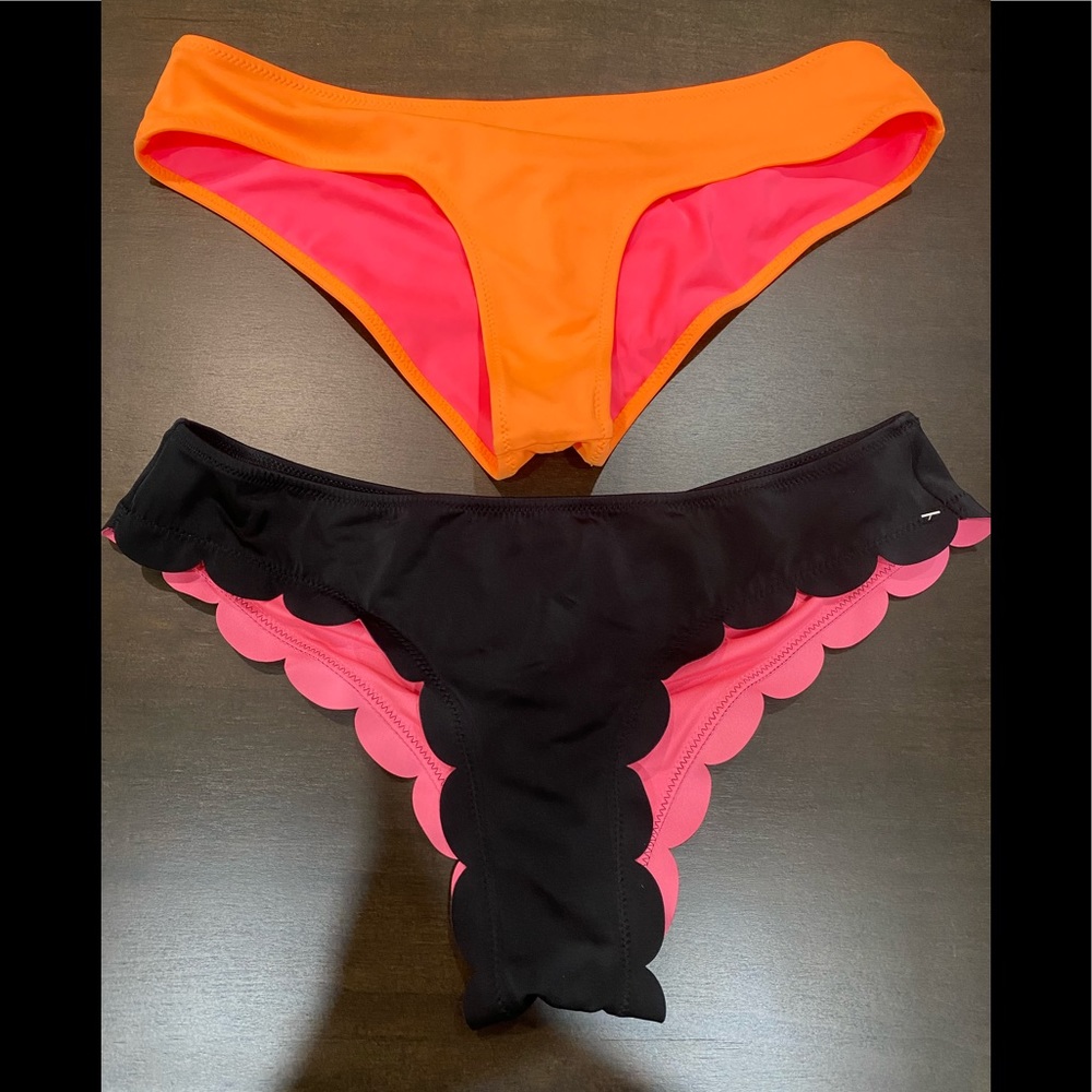 Pink bikini bottoms